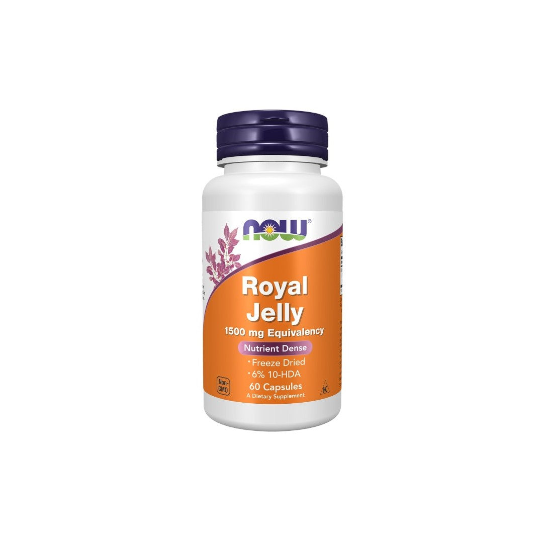 Gelée Royale 1500 mg 60 Kapseln Now Foods